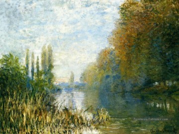 Les rives de la Seine à l’automne Claude Monet Peinture à l'huile